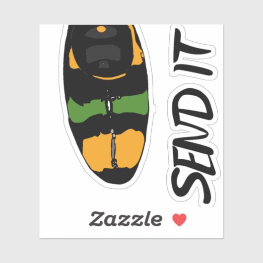Envoyer & Dagger Outlaw Kayak Vinyl Sticker Pack (Feuille)