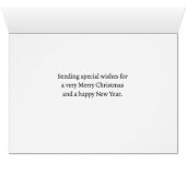 Envoyer Joy avec cette carte de vacances bleu ton  (Intérieur Horizontal (Bas))