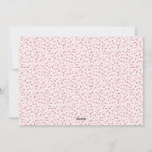 Envoyer l'amour rose rouge carte photo de Saint Va (Dos)