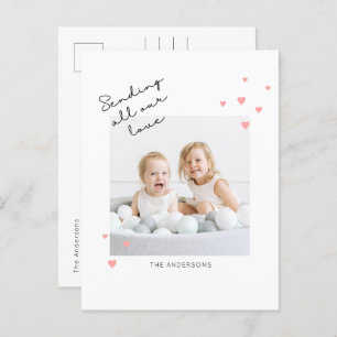 Envoyer l'amour Valentine's Day Photo Carte postal