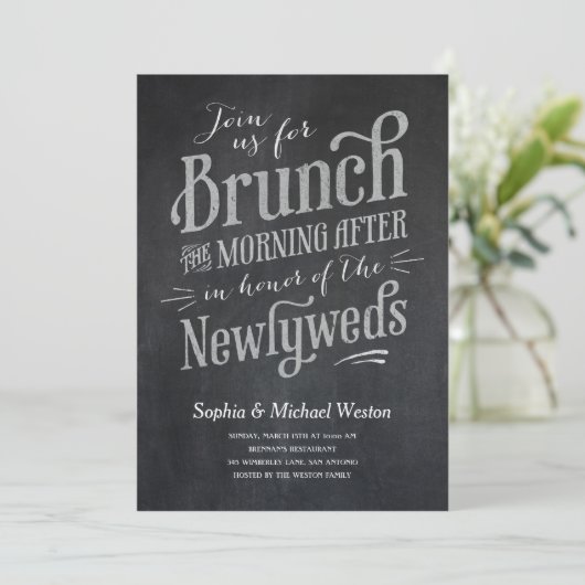 Envoyer les invitations de Brunch Mariage (Debout devant)