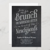 Envoyer les invitations de Brunch Mariage (Devant / Derrière)