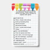 Envoyer un badge de passage Crayon Maths de soutie (Arrière)