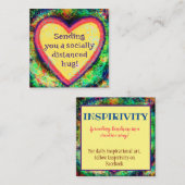 "Envoyer un sermon" Cartes de bonté d'intégrité (Devant / Derrière)