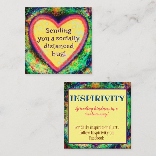 "Envoyer un sermon" Cartes de bonté d'intégrité (Devant / Derrière)