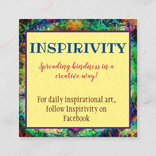 "Envoyer un sermon" Cartes de bonté d'intégrité (Dos)