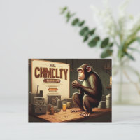 Envoyer un sourire avec des cartes postales Singe