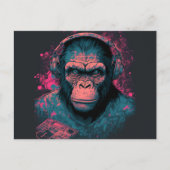 Envoyer un sourire avec des cartes postales Singe (Devant)