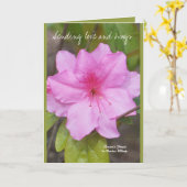 Envoyer Une Carte D'Amour Et D'Embrous (Fleur jaune)