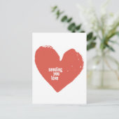 Envoyer une carte postale (Debout devant)