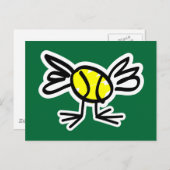 Envoyer une carte postale de tennis par courrier (Devant / Derrière)