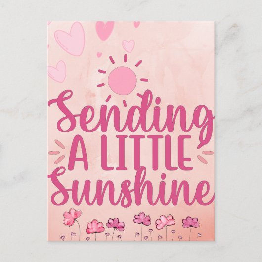 Envoyer une petite carte Sunshine Post (Devant)