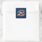 Envoyez Elon sur Mars Stickers (Sac)