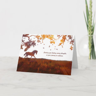 Envoyez la carte de soin de pensées de guérison