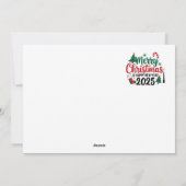 Envoyez un Sourire pour 2025 : Carte de vœux du No (Dos)