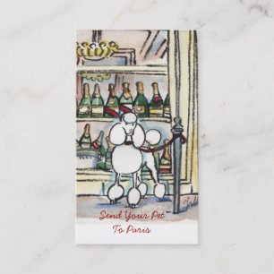 Envoyez votre animal familier aux cartes de visite