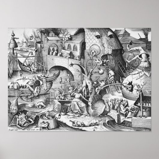 Envy (Invidia), de zeven hoofdzonden Poster (Voorkant)