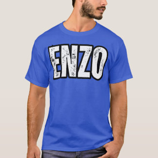 Enzo Naam Cadeau Verjaardagsvakantie Jubileum T-shirt
