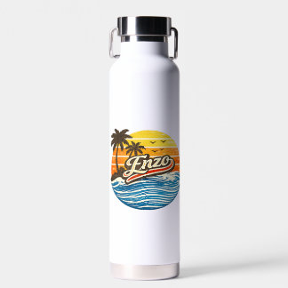 Enzo Retro Sunset Name Design Waterfles