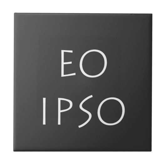 Eo Ipso Tegeltje (Voorkant)