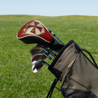 EOC RED RayEl Crest ontwerp Golfheadcover