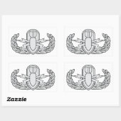 EOD-badge Rechthoekige Sticker (Vel)