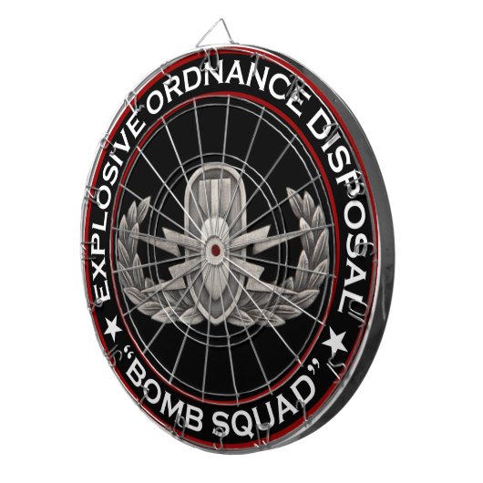 EOD "Bomb Squad" Dartbord (Voorkant Rechts)