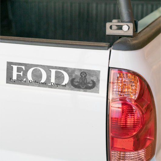 EOD-bumpersticker Bumpersticker (Op Truck)