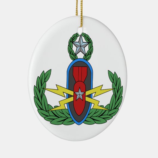 EOD-kerstversiering Keramisch Ornament (Rechts)