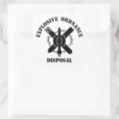 EOD LOGO VIERKANTE STICKER (Tas)