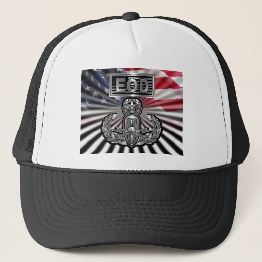 “EOD Master Blaster” Herdenkingsgeschenk Trucker Pet (Voorkant)