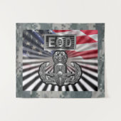 “EOD Master Blaster” Herdenkingsgeschenk Wandkleed (Voorkant (horizontaal))