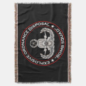 EOD Master Bomb Squad Deken (Voorkant Verticaal)