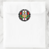 EOD Master in kleur OEF ISoTF Ronde Sticker (Tas)