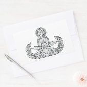 EOD Master Rechthoekige Sticker (Envelop)