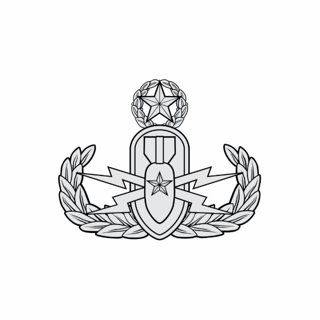 EOD Master Staand Fotobeeldje (Voorkant)