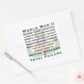 EOD Master WWII Vierkante Sticker (Envelop)