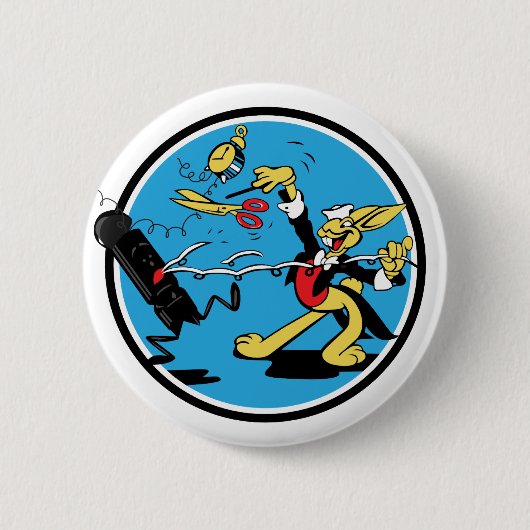 EOD Rabbit Ronde Button 5,7 Cm (Voorkant)