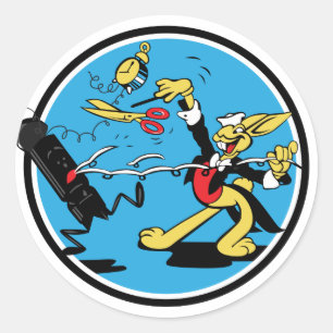 EOD Rabbit Ronde Sticker