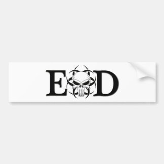 EOD-schedel Bumpersticker