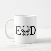 EOD-schedel Koffiemok (Links)