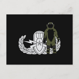 EOD Senior Bomb Suit Briefkaart