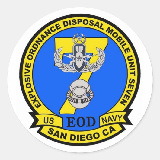 EODMU7 Ver 3 Ronde Sticker (Voorkant)