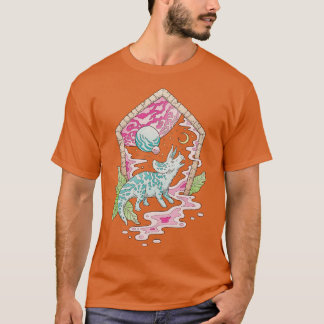 Eon Archway Triceratops Dinosaurus SciFi Space Art T-shirt