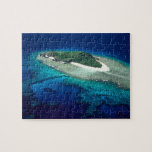 Eori-eiland, Mamanuca-eilanden, Fiji - luchtfoto Legpuzzel