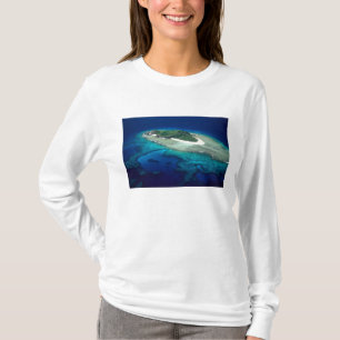Eori-eiland, Mamanuca-eilanden, Fiji - luchtfoto T-shirt