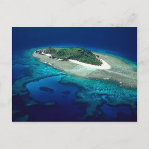 Eori Island, Mamanuca Islands, Fiji - aerial Briefkaart
