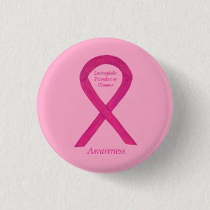 Eosinofiele stoornissen Bewustzijn Koolstofpin But Ronde Button 3,2 Cm