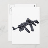 EOTech Sighted Tactitical AK-47 Assault Rifle Briefkaart (Voorkant / Achterkant)