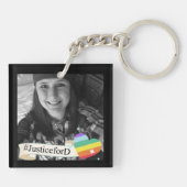 EOW / #JusticeForD Sleutelhanger (Achterkant)